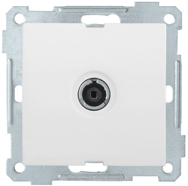 IEK РТВ11-0-Б Розетка TV оконечная BOLERO белый EAB11-K01