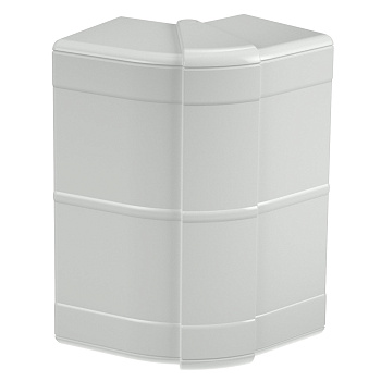 OBO Bettermann Угол внешний канала Rapid 45-2 регулируемый 53x130 мм, ПВХ светло-серый 6113232