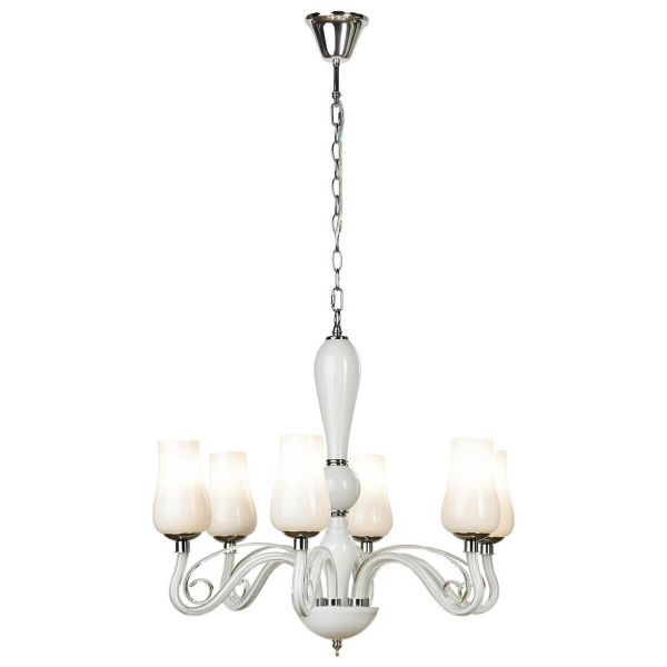 Lussole LGO Металл/акрил Хром /  Стекло Люстра E14 40W LSP-8262