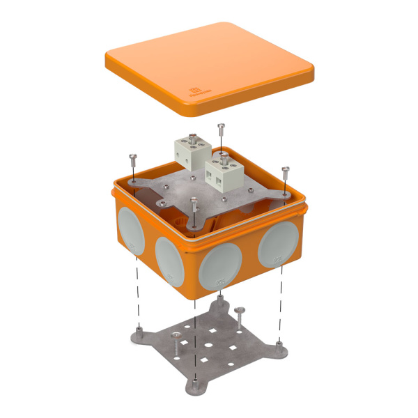 Промрукав Коробка огнестойкая для о/п двухкомпонентная 60-0300-FR6.0-4 Е15-Е120 100х100х50