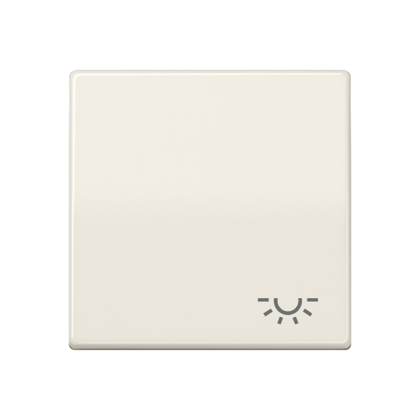 JUNG Клавиша для выключателя с символом "свет" слоновая кость ABAS591L