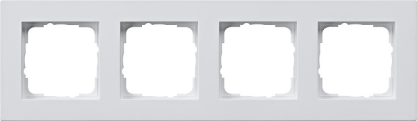 Gira Белый Рамка 4-ая заподлицо 0214225