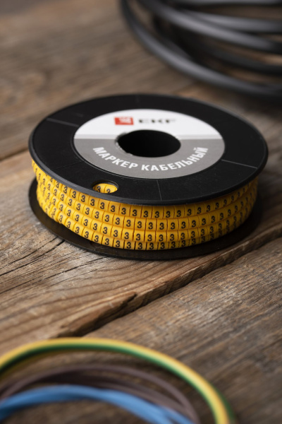 Купить EKF PROxima Маркер кабельный 1,5 мм2 "3" (1000 шт.) (ЕС-0)