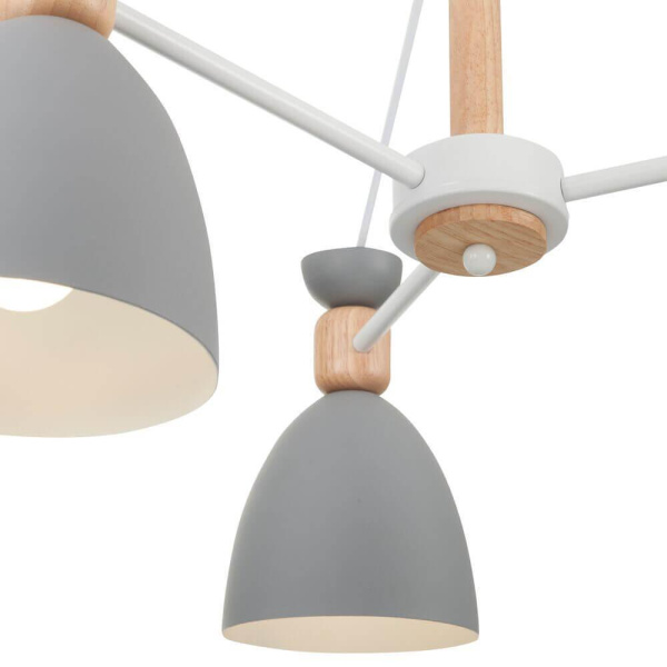 Купить Freya Modern Delia Белый Потолочный светильник E27 60W FR5033CL-03W