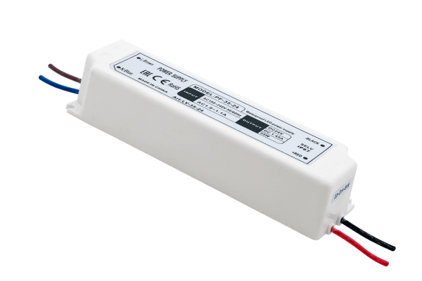 SWG Блок Питания для ленты IP 67 пластик 35 W, 24V LV-35-24