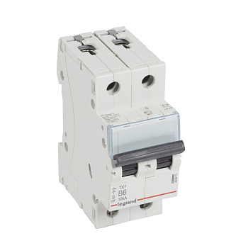 Legrand TX3 Автоматический выключатель 2P 6A (B) 6000/10kA 403871