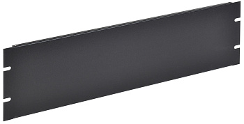 IEK ZPAS ITK Фальш-панель 19" 3U крепление на винтах черная ZP-FP05-03U-H-G1