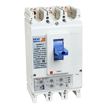 КЭАЗ Выключатель автоматический  OptiMat D400N-MR2.1-ОМ4-РЕГ