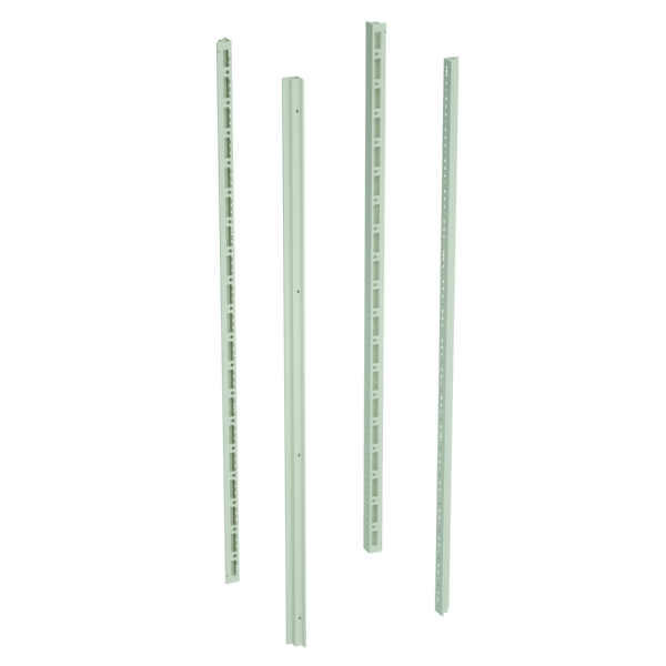 КЭАЗ Стойки вертикальные окрашенные, В=1600мм, без дополнительных креплений, 4 шт