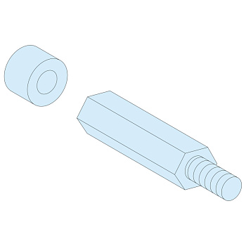 SE 4 СТОЙКИ ДЛЯ РЕЕК М8, В = 40 + 10 ММ LVS03199