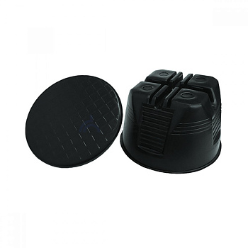 EZETEK Держатель проводника круглого 8-10 мм для плоской мембранной кровли, пластик с бетоном 91053-1