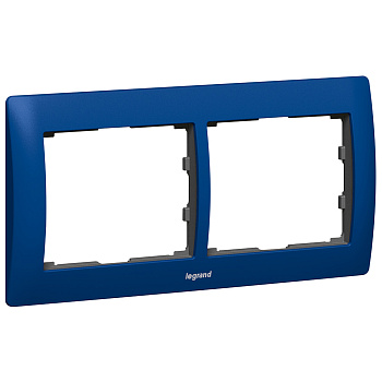 Legrand Galea Life Синий Металл/Magic Blue Рамка 2-я гориз 771912