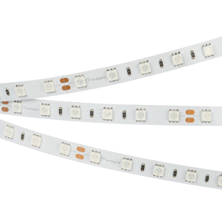 Arlight Светодиодная лента RT 2-5000 24V Yellow 2x (5060, 300 LED, LUX) (14.4 Вт/м, IP20) 008816