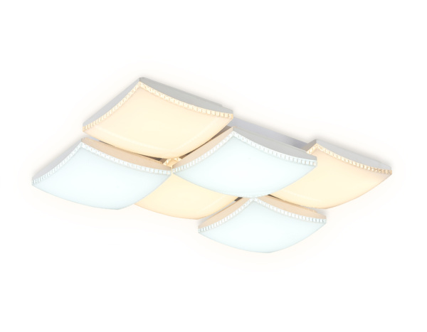 Ambrella Потолочный светодиодный светильник с пультом FP2326 WH белый 216W 810*540*145 (ПДУ РАДИО 2.4) Ambrella Потолочный светодиодный светильник с пультом FP2326 WH белый 216W 810*540*145 (ПДУ РАДИО 2.4)