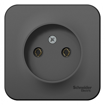 Systeme Electric Blanca наруж Антрацит Розетка б/з без шторок, 16А, 250В
