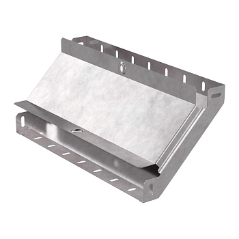 Промрукав Угол вертикальный внутренний 90 градусов с крышкой Стандарт 400х50 PR16.0601