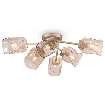 Freya Modern Isabella Матовое Золото Потолочный светильник FR5095CL-06G