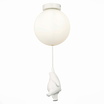 Evoluce SLE115422-01 Светильник потолочный Белый/Белый E27 1*60W