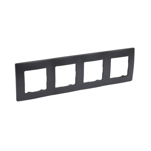 Купить Legrand Etika Антрацит Рамка 4-ая 672584