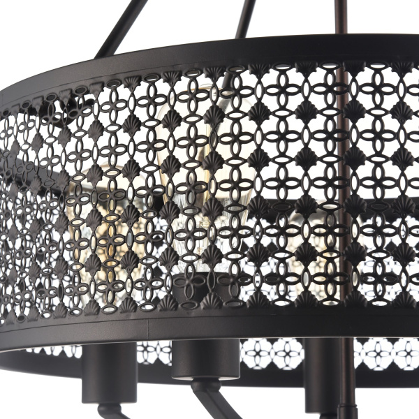 Купить Freya Loft Conte Коричневый Люстра E27 60W FR4166-PL-05C-BL