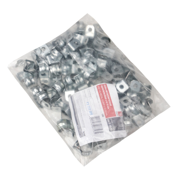 Купить EKF PROxima Скоба металлическая однолапковая d14-15мм. (100шт.)