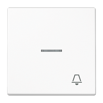 JUNG Клавиша для выключателя с символом «Звонок», белый LS990KO5KWW