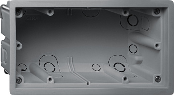 Gira E22 Корпус установочный 2-местный 289700