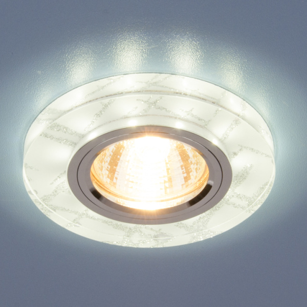 Elektrostandard 8371 MR16 WH/SL / Светильник встраиваемый белый/серебро a031515 Elektrostandard 8371 MR16 WH/SL / Светильник встраиваемый белый/серебро a031515