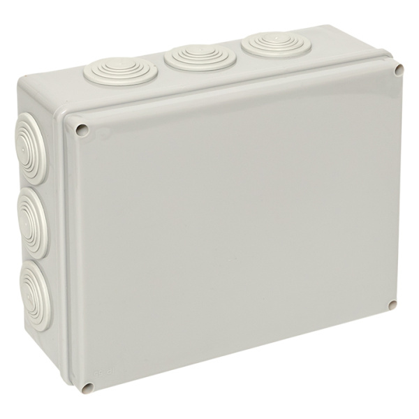 Купить EKF PROxima Коробка распаячная КМР-050-043 пылевлагозащитная, 12 мембранных вводов, уплотнительный шнур (240х190х90)