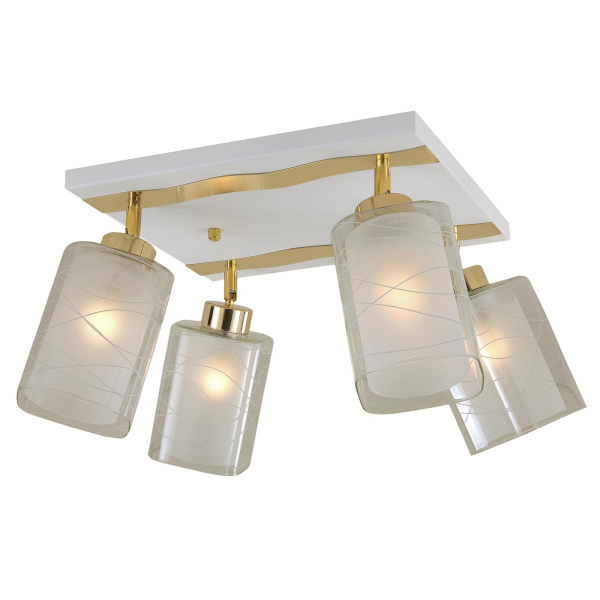 Citilux CL160142 Прима Белый+Золото Светильник Люстра