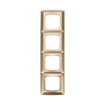 DEA Рамка 4-я горизонтальная Золотой Металлик KRANZ KR-78-0318