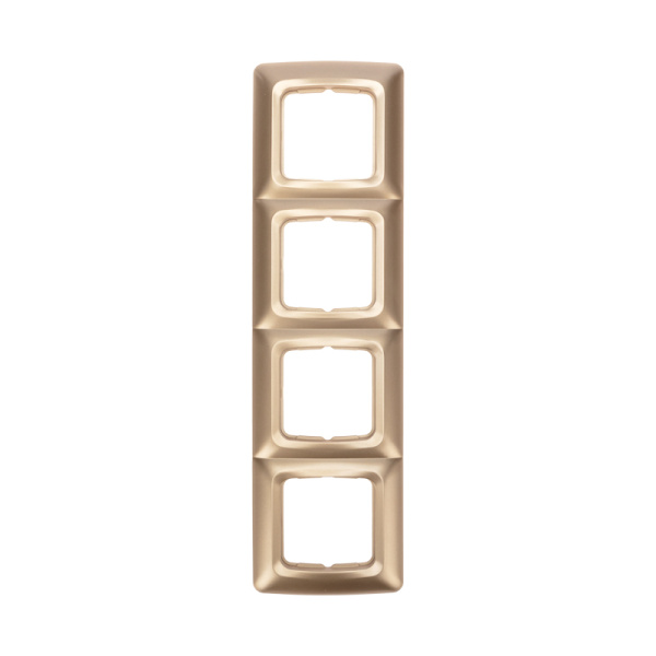 DEA Рамка 4-я горизонтальная Золотой Металлик KRANZ KR-78-0318