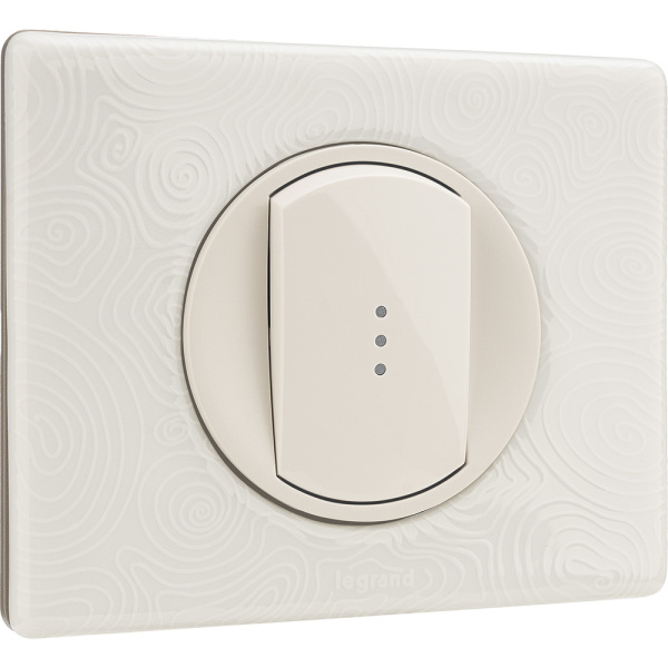 Купить Legrand Celiane Фарфор Рамка Белая Феерия 1 пост (2 модуля) 069351