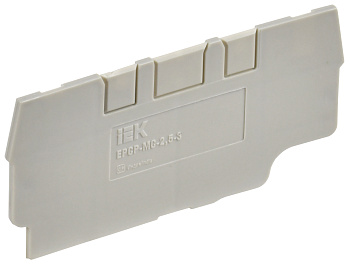 IEK Заглушка для CP-MC 3 вывода 2,5мм2 серая