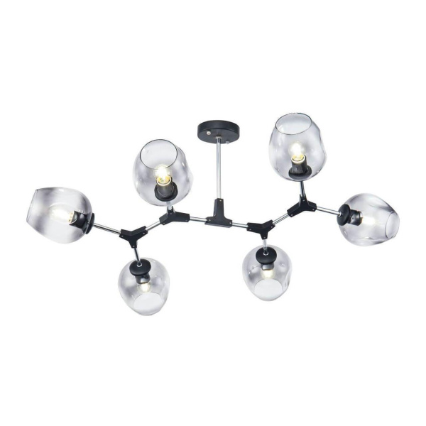 Freya Modern Desi Черный Потолочный светильник E27 60W FR5006CL-06B