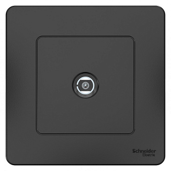 Systeme Electric Blanca внутр Антрацит Розетка TV