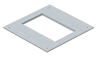 OBO Bettermann Крышка монтажного основания UZD250-3 для лючка GES2 (сталь) 7400455