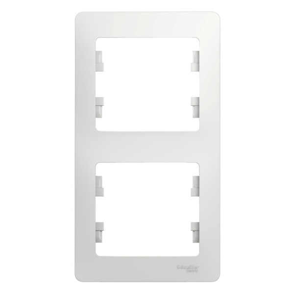 Systeme Electric Glossa Бел Рамка 2-ая, вертикальная