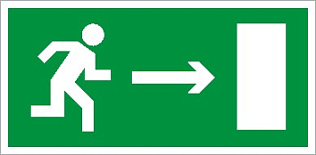 СТ ПЭУ 002 Выход направо (280х162) РС-I пиктограмма