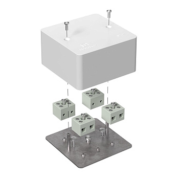 Промрукав Коробка огнестойкая для кабель-канала 40-0460-FR6.0-8 Е15-Е120 85х85х45
