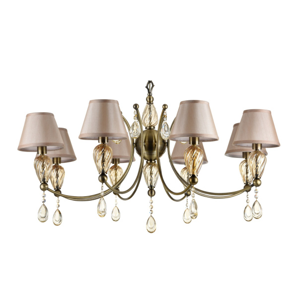 Купить Maytoni Royal Classic Murano Бронза Люстра 8xE14 40W RC855-PL-08-R
