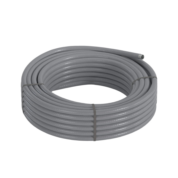 Купить DKC Металлорукав DN 20мм в гладкой EVA изоляции, Dвн 20,5 мм, Dнар 27,0, 50 м, цвет серый