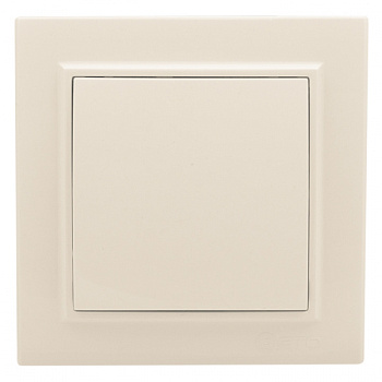 EKF Basic Минск Бежевый Выключатель проходной 1-кл, 10А, СП