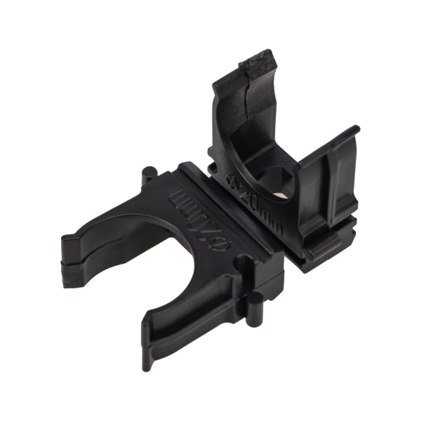 Крепеж-клипса для трубы ø 20 мм, черная (100 шт./уп.) Rexant 28-0120-3