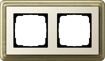 Gira ClassiX Бронза/Кремовый Рамка 2-ая 0212623