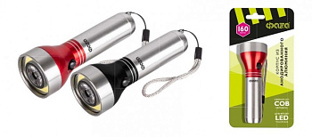 ФАZA Фонарь ручной Фонарь AF6-L3W/L1W-bk (черн.) .5023444