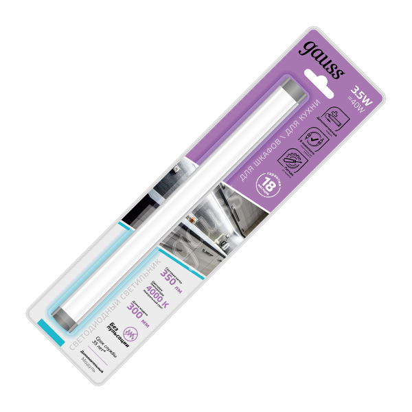 Купить Gauss Модульный светильник дополнительный модель F 3,5W 350lm 4000K 12V 300mm ADD 9022533235