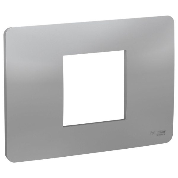 SE Unica Modular Алюминий Рамка 2-модульная NU210230