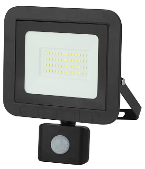 ЭРА LPR-041-2-65K-050 Прожектор светодиодный уличный 50Вт 4000Лм 6500К датчик регулир