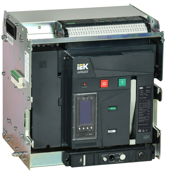 IEK ARMAT Автоматический выключатель воздушный выдвижного исполнения 4P B 85кА 1600А TY с акс.